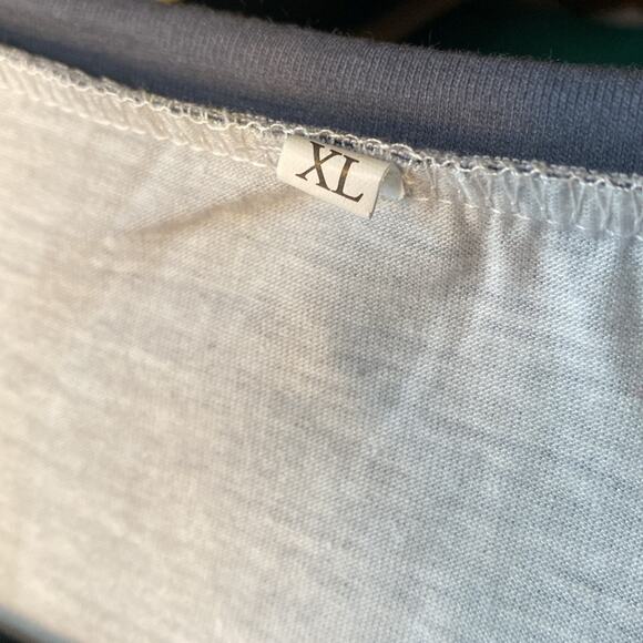 Ombré grey speckled l/s pocket tee - Picture 2 of 6